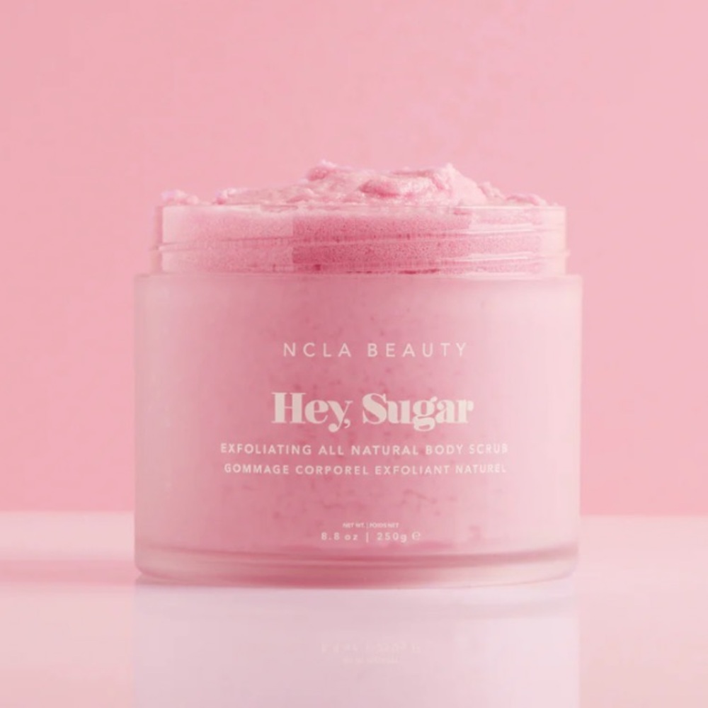 NCLA Beauty Hey Sugar Body Scrub in Pink Champagne